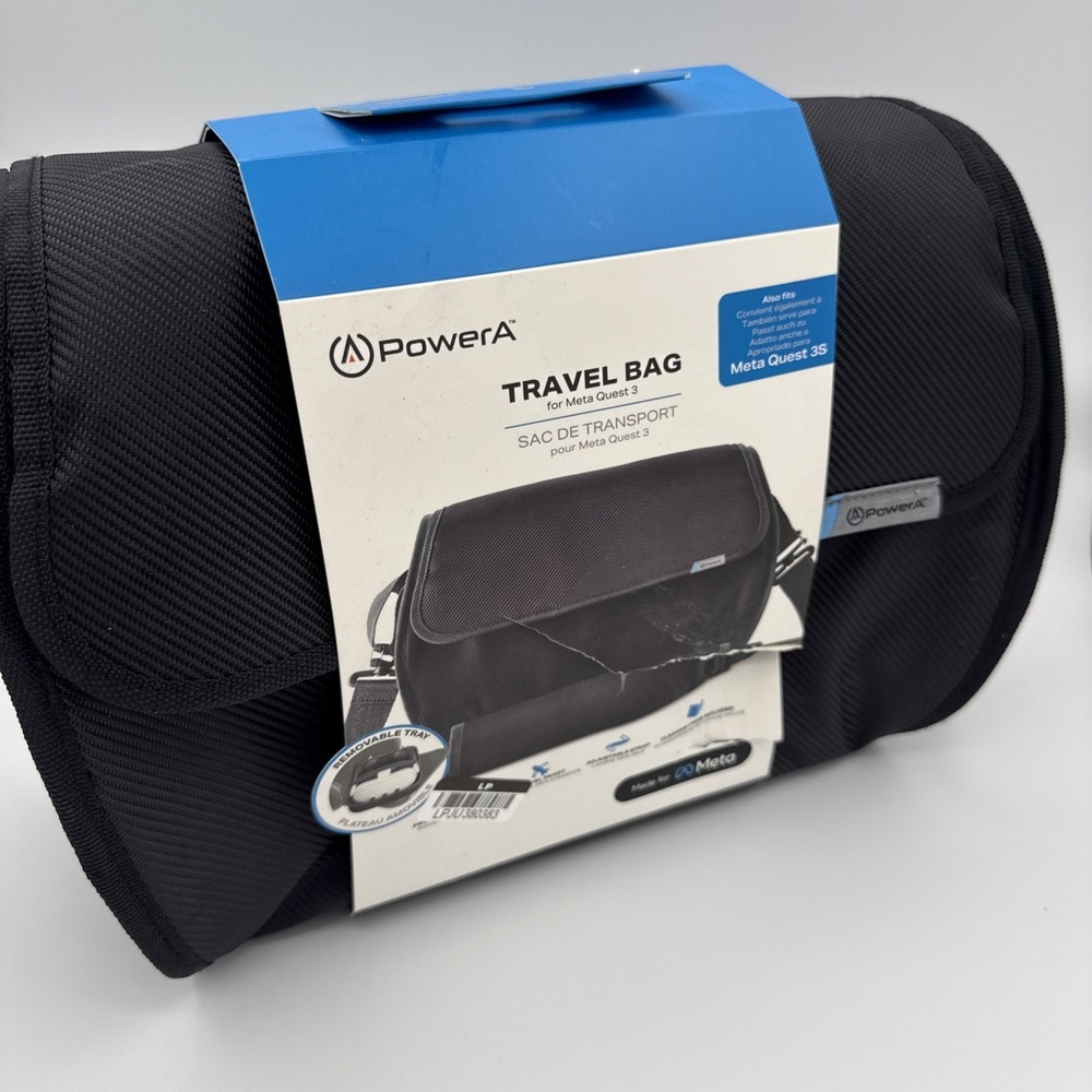 PowerA Meta Quest Carrying Case‎ with Cleaning Accessories: Fits Meta Quest 3,